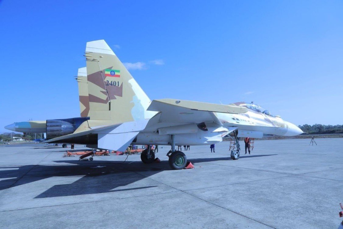衣索比亞從俄羅斯接收兩架前印度Su-30K戰鬥機