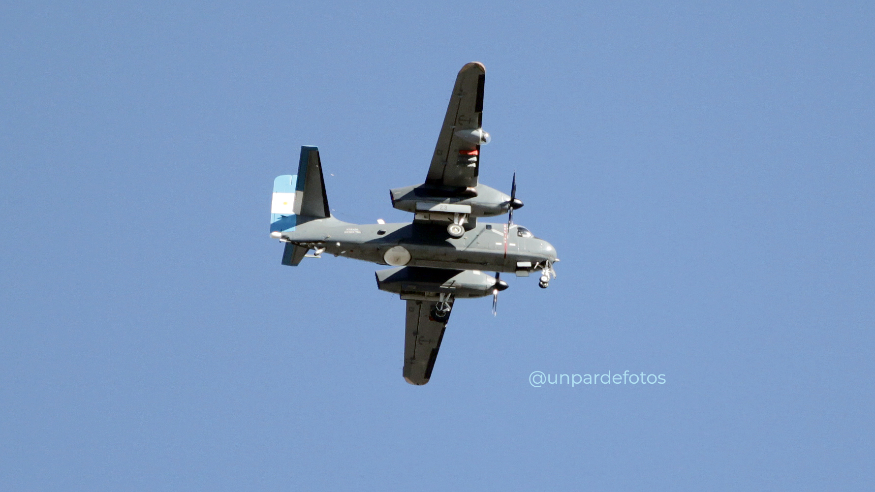 阿根廷海軍:一架Grumman S-2 Tracker反潛機 阿根廷海軍:一架Grumman S-2 Tracker反潛機