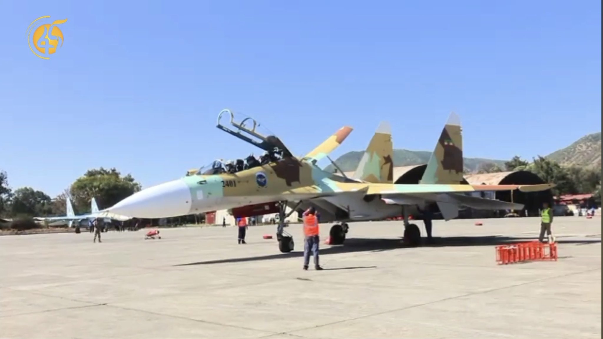 衣索比亞從俄羅斯接收兩架前印度Su-30K戰鬥機